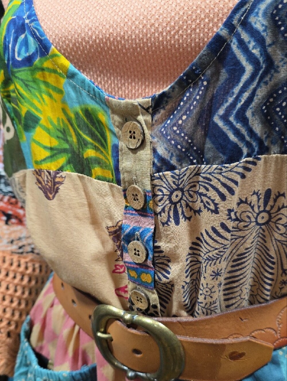 POL Colorful Boho Patchwork Jumper! - Picture 6 of 15